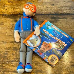 Blippi and Blippi book.